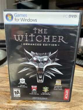 The Witcher Enhanced Edition PC Video Game For Windows Bonus Booklet Map 5 Discs